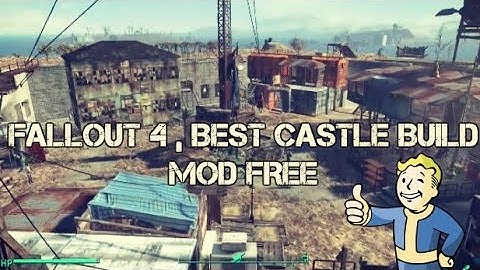 BEST CASTLE BUILD - No Mods! - FALLOUT 4