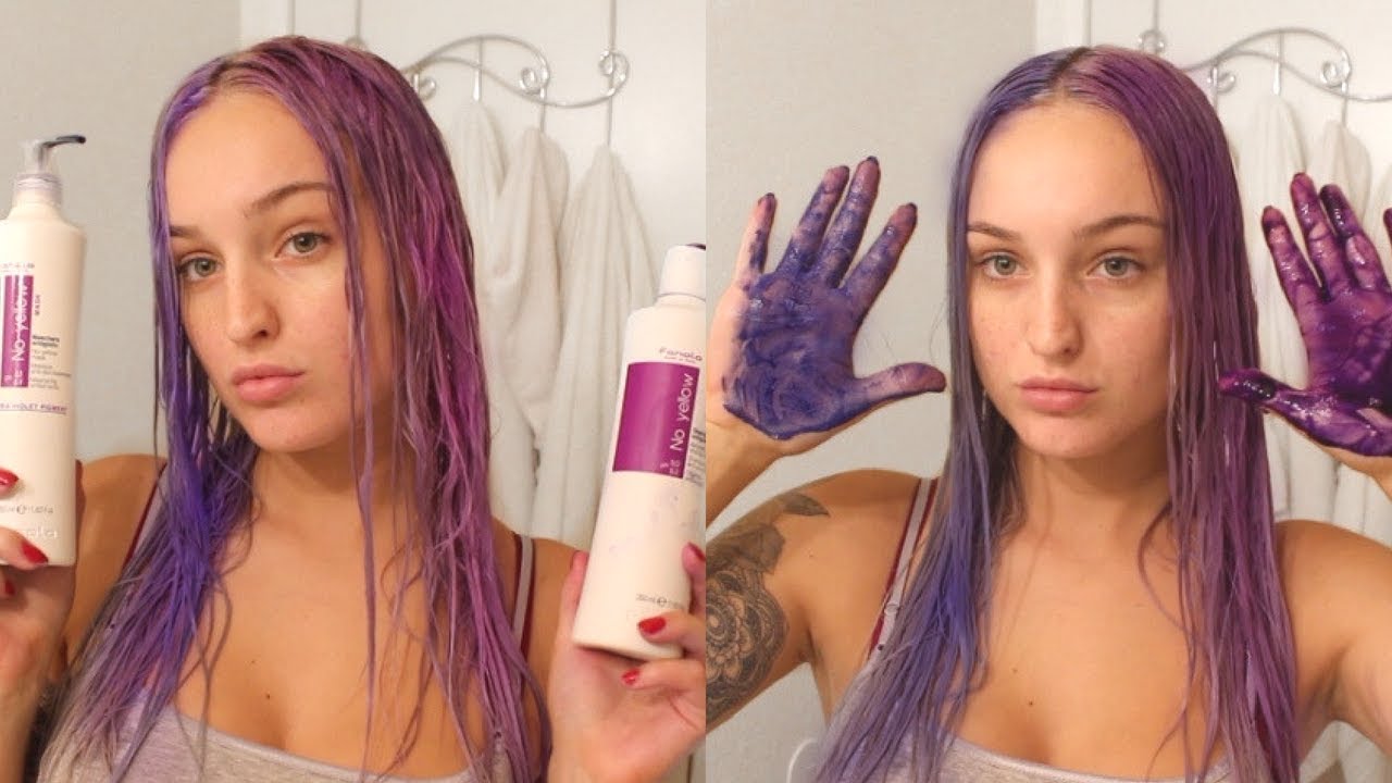 8. Dark Blue Dye vs Purple Shampoo for Brassy Hair - wide 7