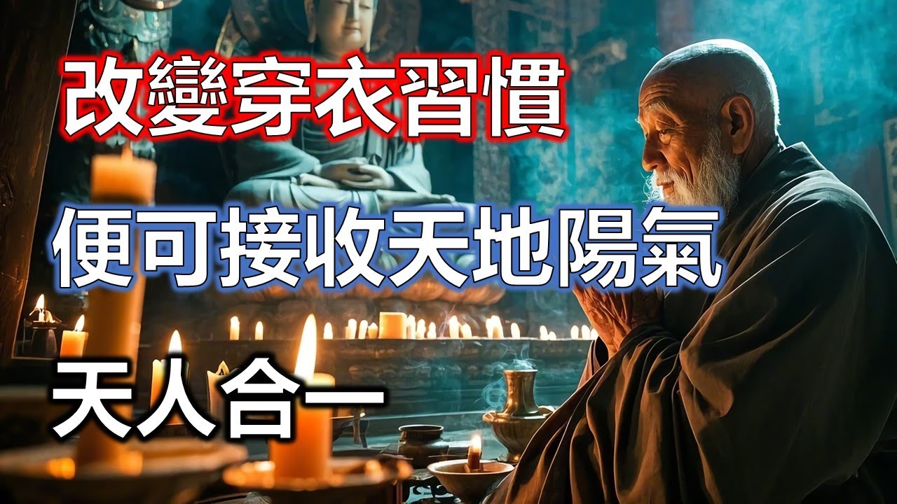 你知道嗎？改變你平時的穿衣習慣，便可接收天地陽氣！天人合一#佛學#智慧#因果