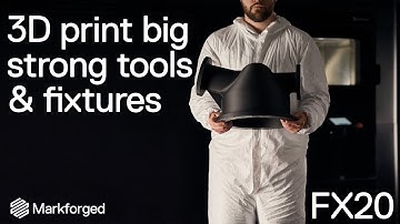 3D print big strong tooling & fixtures with FX20