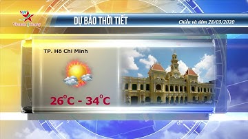 Dự báo thời tiết chiều và đêm ngày 28/3/2020 | Bắc Bộ có mưa rào và dông rải rác