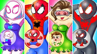SPIDER-MAN BREWING CUTE BABY FACTORY- LOVE STORY - Marvel's Spidey and his Amazing Friends Animation
