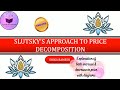Slutsky Approach: Breaking Down the Price Effect in Economics