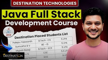 Java Full Stack Course with Placement in Bangalore | Destination Technologies Placement Record #Java