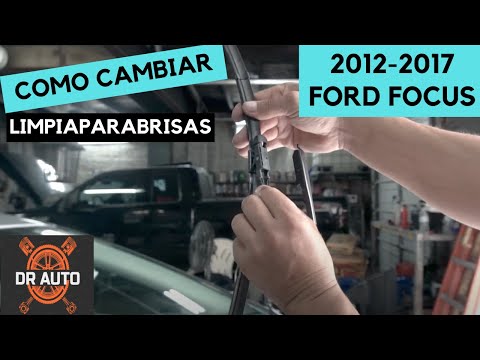 Video: ¿Cómo se cambian las escobillas del limpiaparabrisas en un Ford Focus 2012?