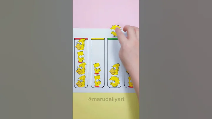 The Simpsons Puzzle Games #shorts #games  #funny #satisfying #challenge #thesimpsons