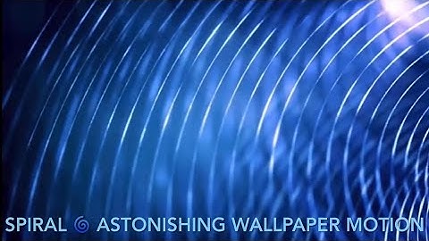 Spiral Astonishing wallpaper Motion Effects(Royalty Free spiral waves cinematic graphical animation)