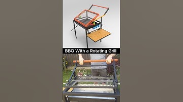 BBQ With a Rotating Grill #engineering #mechanism #mechanic #3ddesign #cad