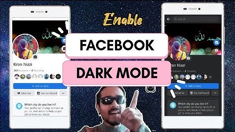 Enable DARK MODE on FACEBOOK APP 2023