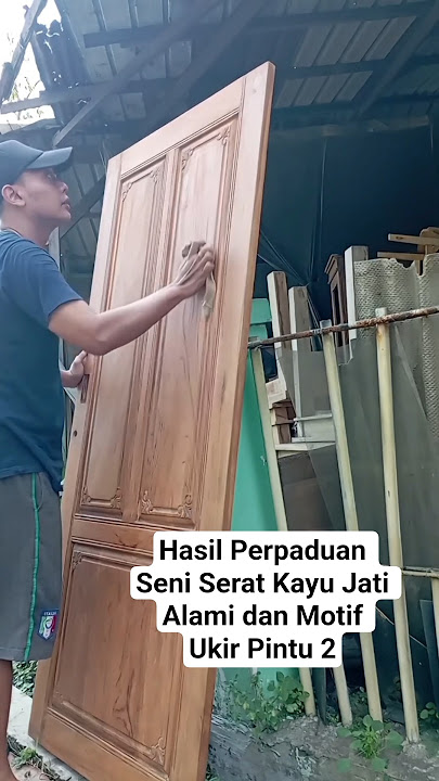 Pada Step Selanjutnya Membuat Dasaran Melamic Full Serat Jati Pada Pintu 2