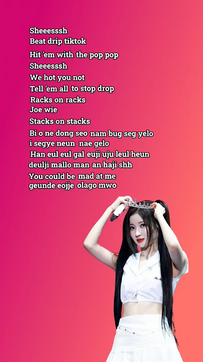 [BABYMONS7ER] Sheesh Original Rap lyrics #sheesh #babymonster #asa #ruka #chiquita #shorts