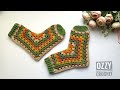 Very easy hexagon crochet socks tutorial for beginners