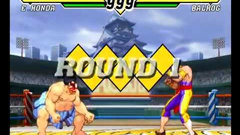 Capcom VS SNK 2 (Dreamcast) Arcade as E. Honda