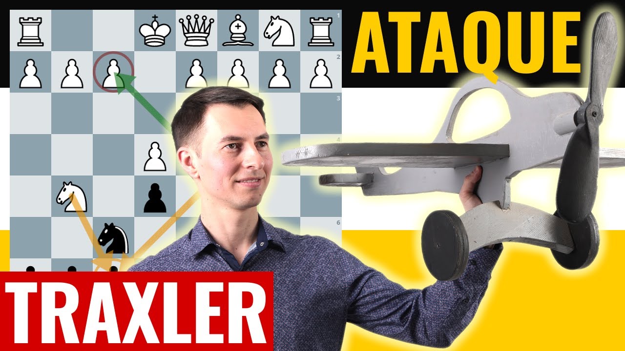 Ataque Traxler (🤭 ¡GM de 2600 perdido en 8 jugadas!)