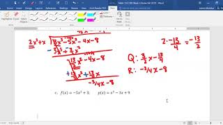 Math 136 Week 5 Remaing Notes