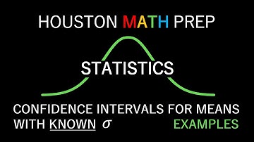 Confidence Intervals for Means with Known Standard Deviation - Examples