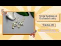 10 Day Challenge of Handmade Jewelry Tutorial #5Bead stitch Earrings