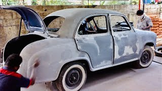 Ambassador Mark 1 ,1956 year model restoration and modifications/ Ambassador car restoration