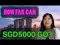 How well can you live on sgd5000 take home salary in singapore