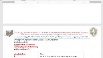 structure and functions by Chidanand S Kusur