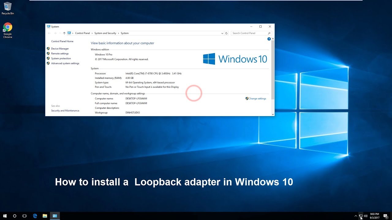 loopback คือ  New 2022  How to install a  Loopback adapter in Windows 10