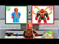 Lego City Spider-man vs Ironman Steal Ironman's suit in Spider-verse