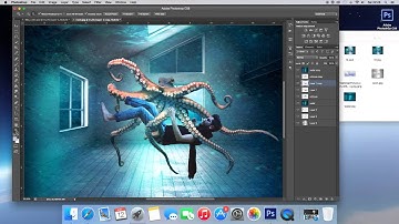 Photoshop Tutorial | Manipulation | Fast Levitation Effects l Underwater