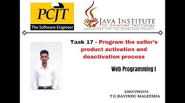 Web project Task 17 | 1st year | Semester 01 | Java Institute | eShop Application