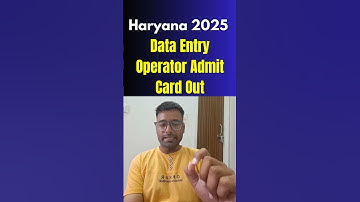 Haryana Vacancy 2025 | Hartron DEO Admit Card Out | यहा से करे Download #hssc #haryana