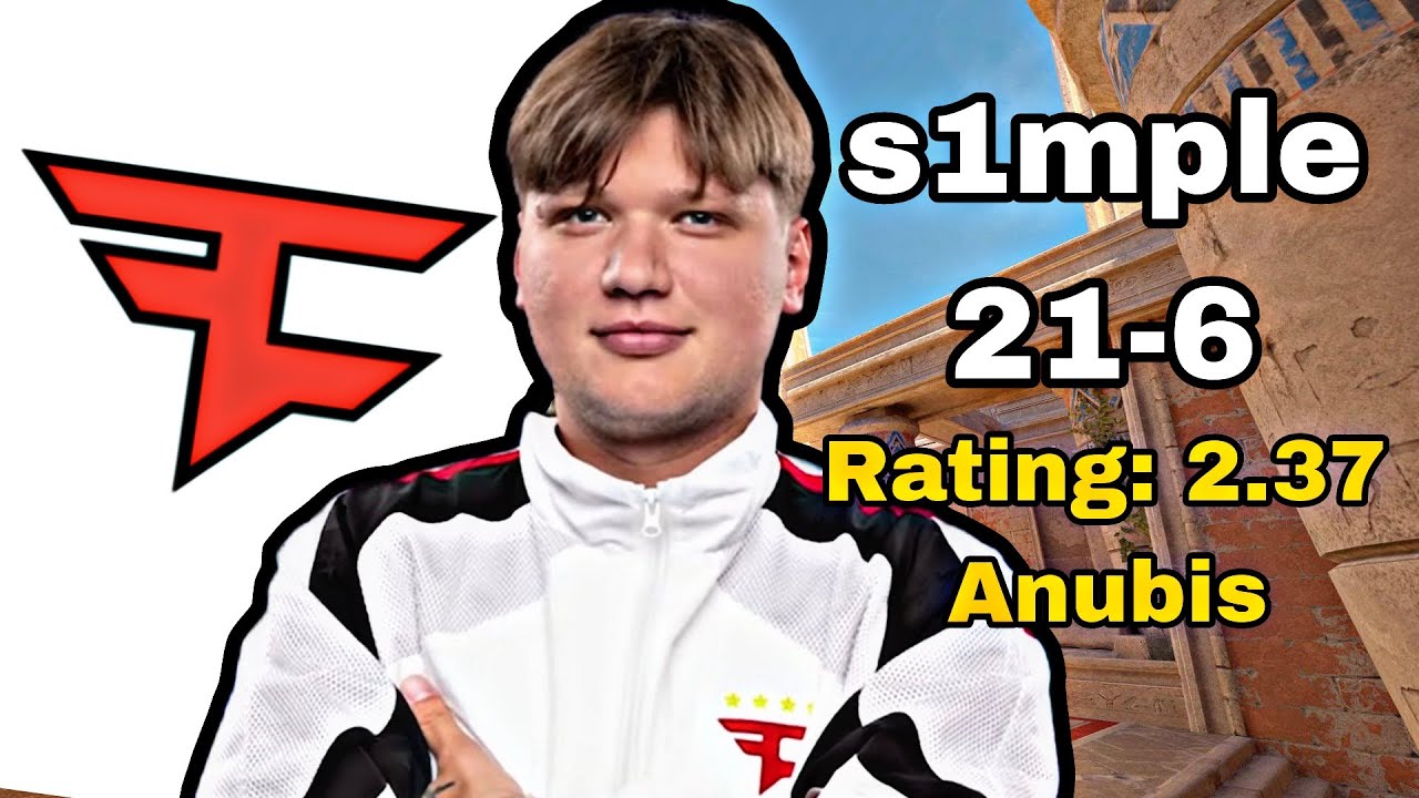 s1mple FaZe Anubis 21-6 S1MPLE POV HIGHLIGHTS May 21, 2025 CS2 DEMO