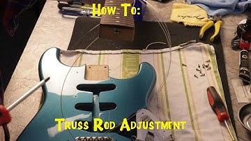 Stratocaster Truss Rod Adjustment - Maintenance Minute