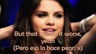 Selena gomez-lyrics on screen ...