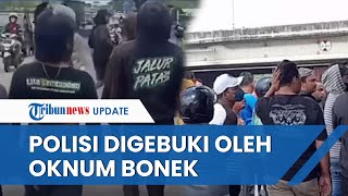 Viral Video Oknum Bonek Pukuli Polisi yang Tolong Korban Pengeroyokan dan Perampasan di Semarang