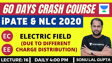 L16: Electric Field | 60 Days Crash Course for NLC & PATE 2020 Exam (EC/EE) | Sonu Lal Gupta