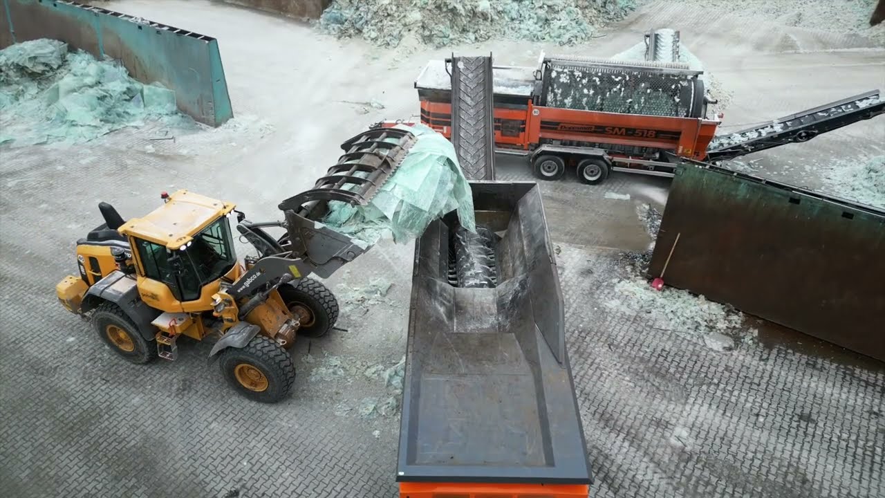 AUFBEREITUNG VON VERBUNDGLAS LEICHT GEMACHT