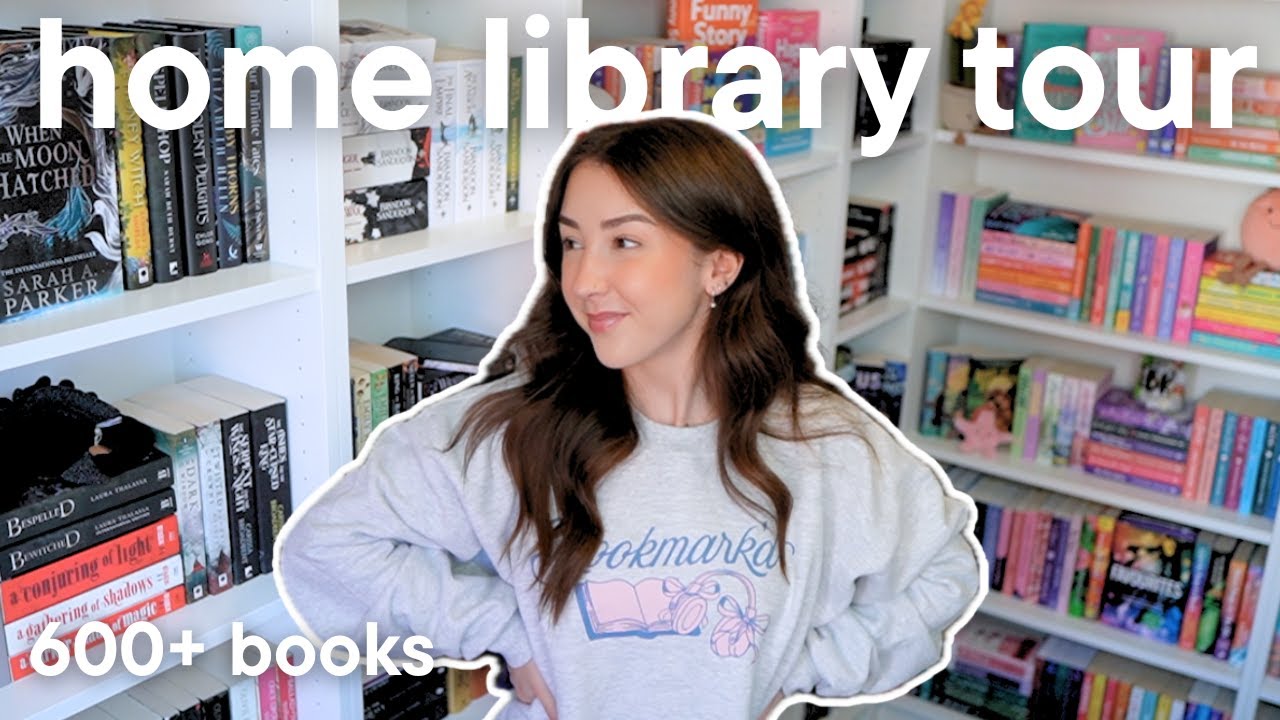 home library tour📖 every book on my bookshelves, bookshelf tour - YouTube