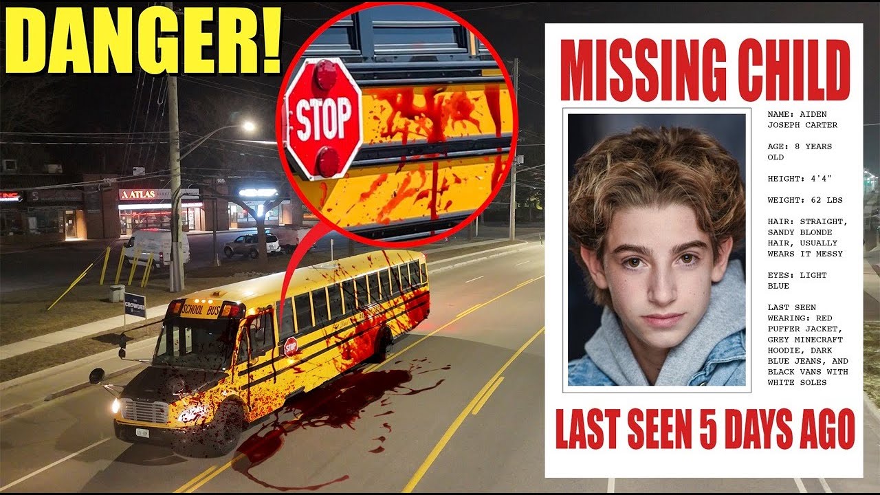 WE FOUND AND SAVED A MISSING CHILD INSIDE A HAUNTED SCHOOL BUS! (SHORT FILM)