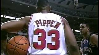 Scottie Pippen - Gm 1 Highlights vs. Nets, 1998 Playoffs