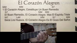 EL CORAZON ALEGRE | Coro Cristiano LETRA + ACORDES by 𝕄𝕠𝕚𝕤𝕖𝕤 𝔾𝕌𝕄𝔸 screenshot 2