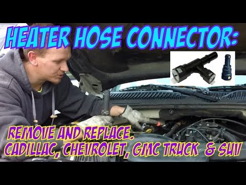 Replace Heater Hose Connector for Cadillac, Chevrolet, GMC Truck  & SUV