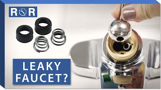 How To Replace The Seats Springs In A Single Handle Faucet Repair And You Single Handle Faucet Repair