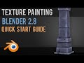 Texture Painting | Blender 2.8 | Quick Start | 3 MIN