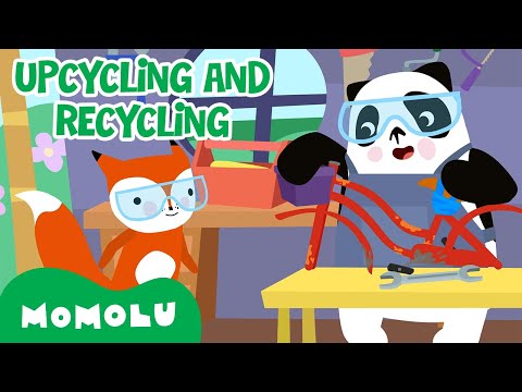 Momolu - Planet Friendly Crafts! 🌏🧶 | 10 MINS | Earth Day | Arts and Crafts | @MomoluOfficial