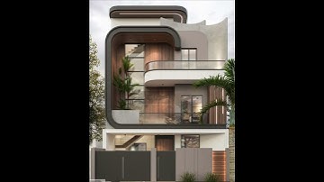 Modern 3D Front Elevation |  3D Visualizations & Architectural Wonders | Luxury Home Design | #Home