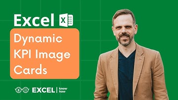 Excel Productivity Tip: Create a Dynamic KPI Image Card With Data