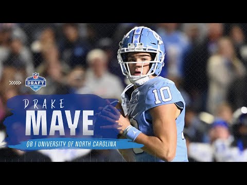 Drake Maye Highlight Reel | 2024 NFL Draft