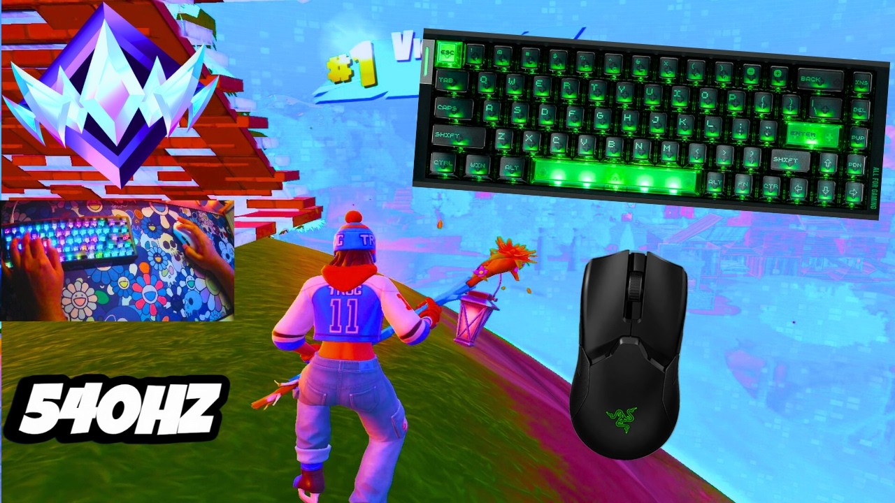 ATK RS6 Air ASMR + Unboxing 🤩 Unreal Ranked 💰Satisfying Keyboard Fortnite 540 FPS Smooth 4K