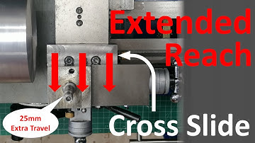 Extended Cross Slide Reach for the Mini Lathe