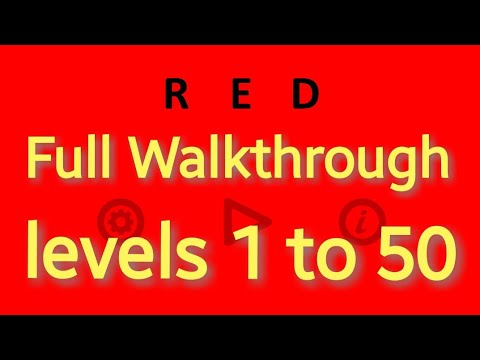 Red (game) All Levels 1-50 by Bart Bonte solution walkthrough Android ...