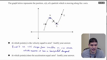 5.4b Particle Motion in Graphs | AP Calculus